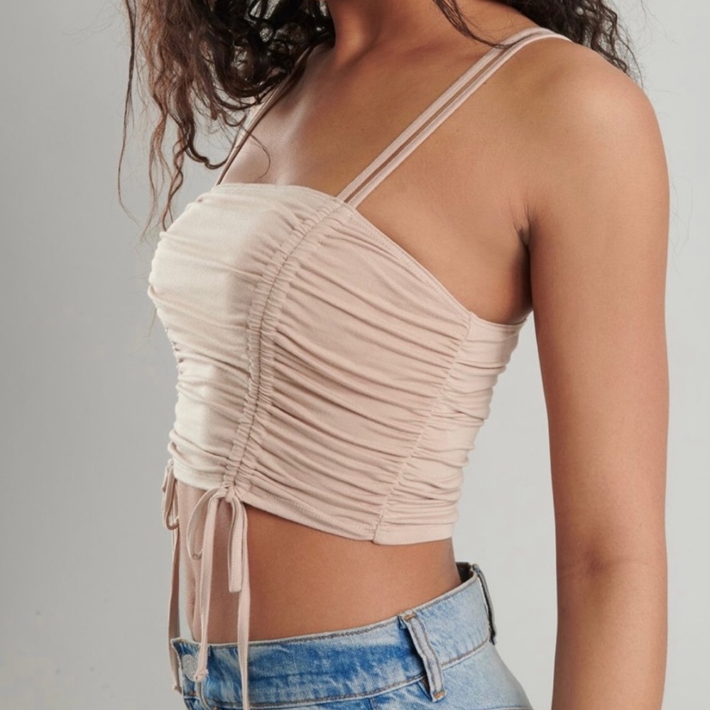 🌻2/$25 GARAGE ⋆ Ruched Strappy Tank